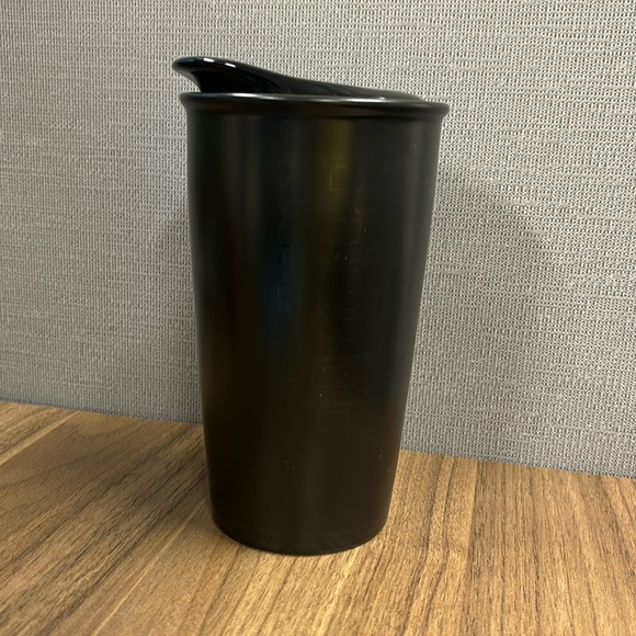 Starbucks | Kitchen | Starbucks Black Matte Ceramic Tumbler Travel Cup |  Poshmark